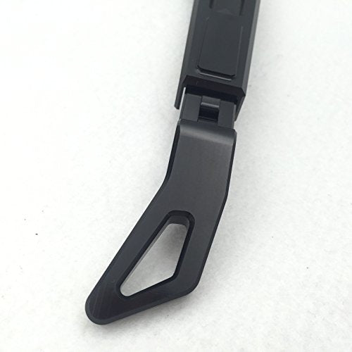 XKH- Motorcycle Adjustable Length Angle Black CNC 7/8" (22mm) Protector Proguard Pro Brake Clutch Levers Protect Guard Compatible with GSX GSXR RM DR Ninja ZX ZZR KTM SXR