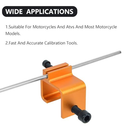 Motorcycle Chain Alignment Tool Chain Adjuster Universal for Motorbike Bike ATV Easy to Use, Ensures Accurate Chain Alignment Tool