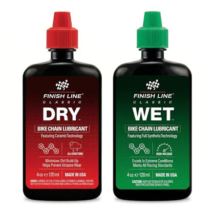 FL Combo (2PCS) Dry LUBE 4OZ + Wet LUBE 4OZ - size: Dry Lube + Wet Lube (Combo)