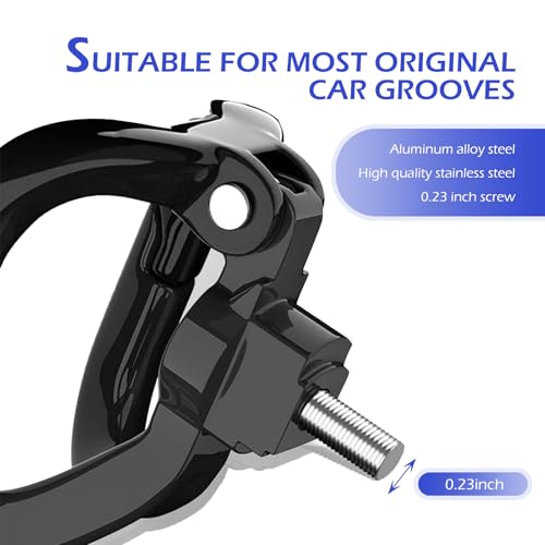 Motorcycle Helmet Hanger, Hanging Scooter Pothook Hook Accessories, Electric Scooter Handlebar Luggage Bag Holder with Double Claw Hook, Universal for Most Moped Scooters Bicycles (Black) - color: Black