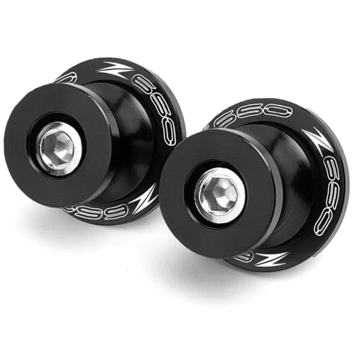 For Z650 Ninja650 2017-2025 8MM Swing arm Spools Slider Stand M8 x1.5 Black for KAW&-ASA*KI NINJA 650 Z650 Z650RS Z900 2017 2018 2019 2020 2021 2022 2023 2024 2025 - color: black