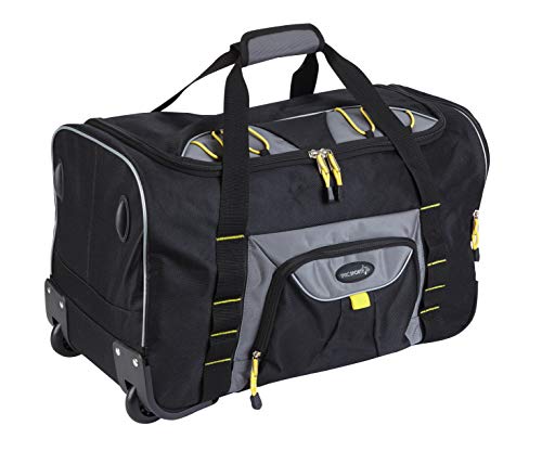 TPRC Sierra Madre Duffel Bag, Black, 21" Rolling - size: 21-Inch