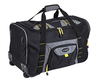 TPRC Sierra Madre Duffel Bag, Black, 21" Rolling - size: 21-Inch