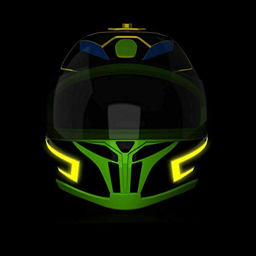 Light Strip For Motorcycle Helmet DIY Night Signal Light Luminous Stripe Sticker Motorcycle Light Strip Luminous Stickers Night Super brightness Water Resistant