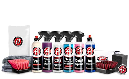Adam's Polishes Essential Car Wash Kit (14-Item) - Auto Detailing Car Care Cleaning Kit Car & Truck Lovers, Dads, Moms and DIYers - style: Essential (14-item)