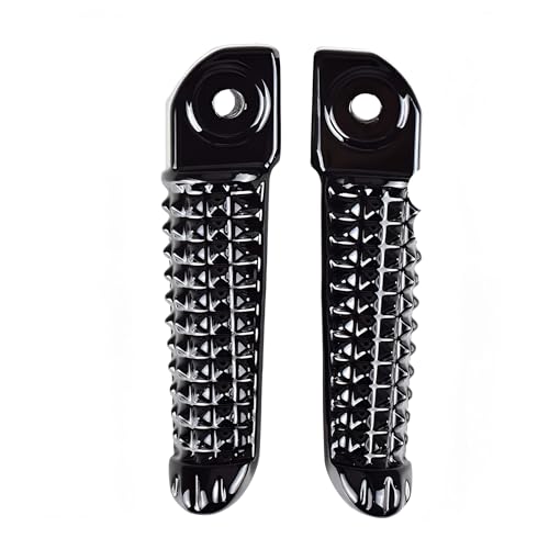Yamaha Motorcycles Footrests Rear Foot Pegs For Yamaha YZF R1 2002-2014 and Yamaha YZF R6 2003-2017; Black - color: Black-Rear