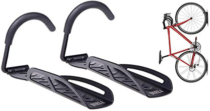 Dirza Bike Rack Garage Wall Mount Bike Hanger Bike Hooks Bike Storage Bicycle Vertical System for Garage Indoor Shed - Easily Hang/Detach - Holds up to 65 lb with Screws Black - style: Style 2 Bikes