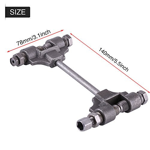 Walfront Universal Motorcycle Timing Cam Chain Breaker Motorcycle Chain Breaker Cut Rivet Tool Removal Repair Kit for remove motorcycle cam chains