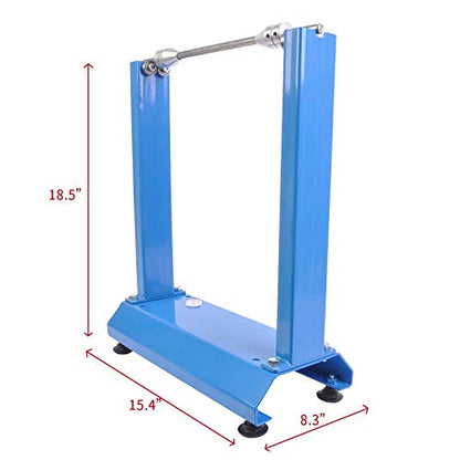 Portable Motorcycle Bicycle Wheel Balancer, Rim Tire Balancing Spin Static Truing Stand w/Adjustable Centering Cones