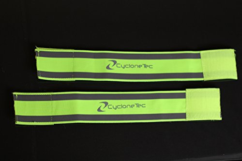 Large Reflective Vest Made From Adjustable Elastic Material for Running, Biking, Motorcycle, Walking, Work, Safety, Outdoor Night Time Activities. Includes Two Reflective Bands for Your Arms, Ankles or Wrist for Added Nighttime Visibility