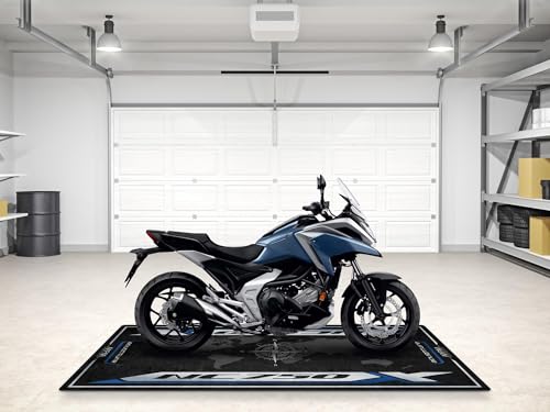 Garage Mat for NC750X Motorcycle Model, Parking mat, Pit Mat, Washable Non-Slip Garage and Showroom Floor Carpet-Rug (Size 2: 102 x 47/260 x 120 cm) - size: 3'11" x 8'6"