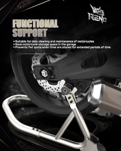 RENO 8MM Swingarm Spools Sliders Stand, 304 Stainless Steel Universal M8 Motorcycle Frame Sliders Compatible with GSXR600 GSXR750 GSXR1000 GSX1300R GSX750F CBR1000RR CBR600RR (Black, 2 Pcs) - color: 304 Stainless Steel (matte), size: 8MM