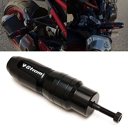 For SUZUKI V-Strom 250 650 1000 DL250 DL650 DL1000/V-Strom1000/XT Motorcycle CNC Aluminum Frame Crash Pad Exhaust Sliders Crash Protector slider - color: black