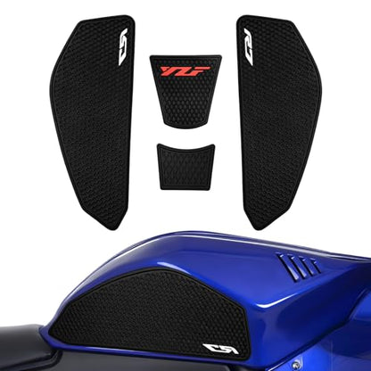 Fuel Tank Pad Protectors for Yamaha YZF-R7 2021-2025, Fuel Tank Pads for YZF R7 Motorcycle Protection, Anti-Slip Pads Fuel Tank Grips Tank Pads, Fuel Tank Stickers