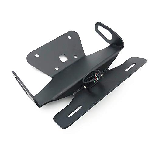 Fit For Kawasaki Ninja 300 250 Z250 Z300 Rear Tail Tidy License Plate Holder Lights Fender Eliminator Bracket 2013 2014 2015 2016 2017 2018 With LED Tail Light Compatible OEM Turn Signal