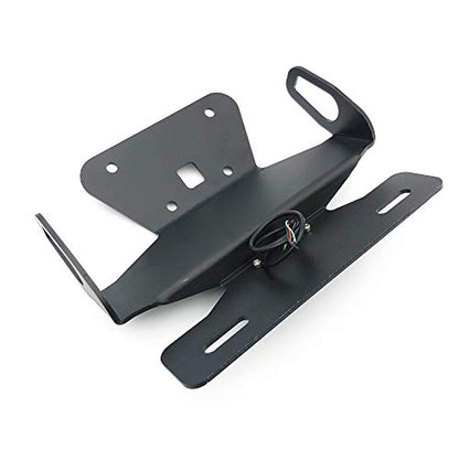 Fit For Kawasaki Ninja 300 250 Z250 Z300 Rear Tail Tidy License Plate Holder Lights Fender Eliminator Bracket 2013 2014 2015 2016 2017 2018 With LED Tail Light Compatible OEM Turn Signal