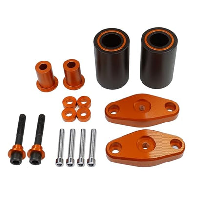 Motorcycle Frame Sliders, Falling Crash Protector Guards Kits Compatible with DUKE125 DUKE200 DUKE390 125 200 250 390 2014-2023 Moto Falling Protection