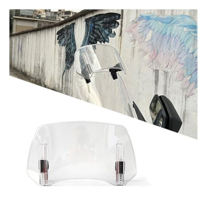 Motorcycle Windshield Extension for Honda Goldwing GL1800 Goldwing GL 1800, Clip On Adjustable Spoiler, Height Adjustable Windshield, Fatigue Reducing Protective Shield,200MM - size: 200MM