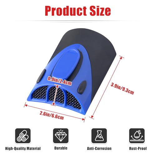 Goldfire Cooling Arm Sleeves 1 Pair Motorcycle Cooling System Jacket Sleeve Vent for Riding Warm Weather Accessories - color: Blue Clip-on Jacket Vents