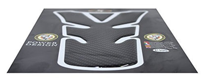 3D Motorcycle Carbon Fiber Vinyl Gel Gas Tank Pad Protector Decal and Sticker Tankpad. (New Generation Silicone-Based Adhesive) - color: Color B