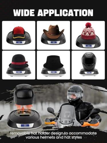 Hat Cleaner, Cap & Helmet Care Machine, Hat Steam Cleaner, Steam Cleaning & Ironing and Fast Drying, Ozone Deodorization for Motorcycle Helmets, Baseball Caps