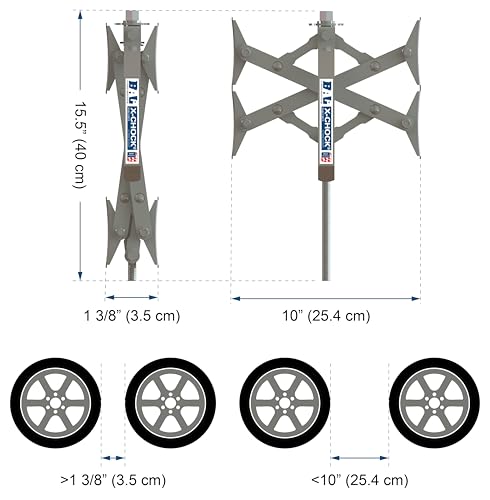 X-Chock Wheel Stabilizer - Pair - One Handle - 28012