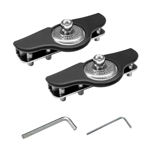 DXNQ 2 PCS LED Light Mounting Brackets, Adjustable Stainless Steel Hood Led Light Holder, LED Work Light Base Bar Pods Mount Bracket Clamp for Car SUV Truck, Car Accessories
