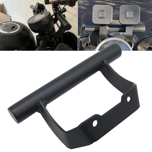 Motorcycle GPS Navigation Bracket 22mm Handlebar Mounting Adapter for Ho-nd-a Rebel 300/500 (CMX300/CMX500) 2017-2021 Handlebar Expansion Phone Rack