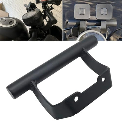 Motorcycle GPS Navigation Bracket 22mm Handlebar Mounting Adapter for Ho-nd-a Rebel 300/500 (CMX300/CMX500) 2017-2021 Handlebar Expansion Phone Rack