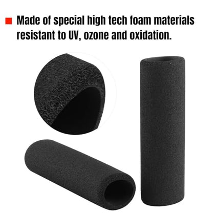 Motorcycle Handlebar Grips, Foam Handlebar Cover Sleeve Anti Slip Bar Grip Pads for R850 R1100GS R1150GS R1200GS Vibration Absorbing Soft Foam Comfort Grip for Heated Handlebars Long Distance Riding