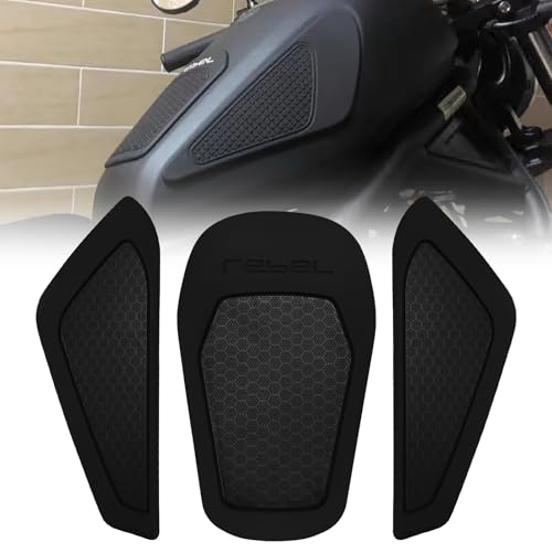 Motorcycle Tank Pads Protectors Sticker Anti Slip Side Rubber Padding Decal for Honda Rebel Cmx1100 CMX 1100 Rebel1100 2021-2025