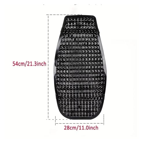Upgraded Motorcycle Seat Cover - Thermal Insulation Pad + Quick-Detach Buckles for Hot Weather Seats Pad Parts