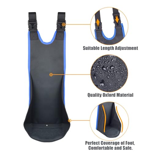 ATV Rear Passenger Foot Rest,Universal Adjustable Foldable Wear-resistant Rear Foot Pegs Compatible With Sportsman Rancher Griz(Blue Piping) - color: Blue Piping