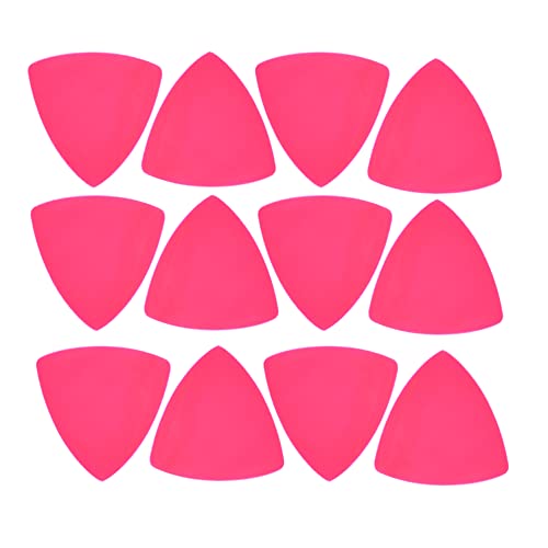 Customizable Reflective Helmet Strips and Tape for Hardhats - Safety Stickers, Waterproof, High Visibility - 12pc - color: Pink Triangle