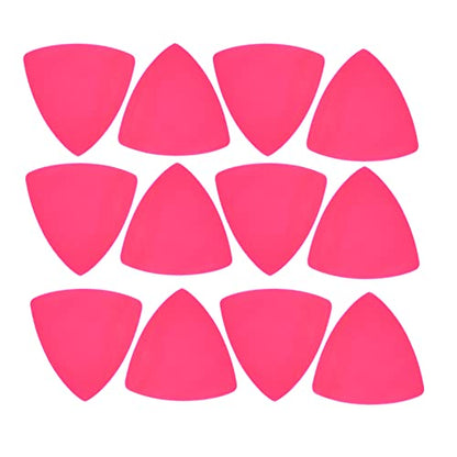 Customizable Reflective Helmet Strips and Tape for Hardhats - Safety Stickers, Waterproof, High Visibility - 12pc - color: Pink Triangle