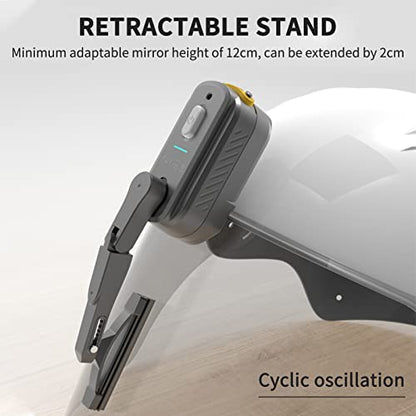 fangzi Motorcycle Helmet Wiper,Rechargeable Motorcycle Helmet Wiper Universal Waterproof Helmet Windshield Wiper Compatible with Most Visor, 1200 mAh