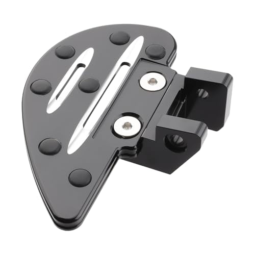 Motorcycle Passenger Footboard Foot Pegs for Can Am Spyder F3/ F3-S/ F3-T 2015+, Anti-Slip Wide Footpegs, Rear Footrest Floorboards, Motorbike Highway Footboard Accessories (Drop Shaped-Rear) - style: Drop Shaped-Rear