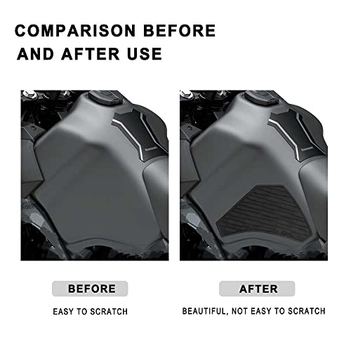 Motorcycle Fuel Tank Pad for KLR 650 KLR650 2021 2022 Anti-Slip Tank Protection Stickers Knee Grip Traction Pad - size: A