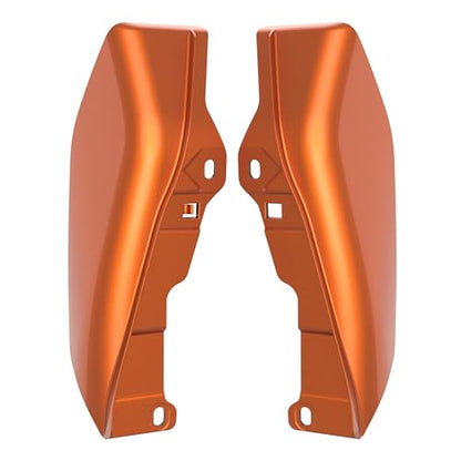 Mid Frame Air Deflectors Heat Shield Fit for Harley Touring 2009-2026 Amber Whisky - color: Amber Whisky