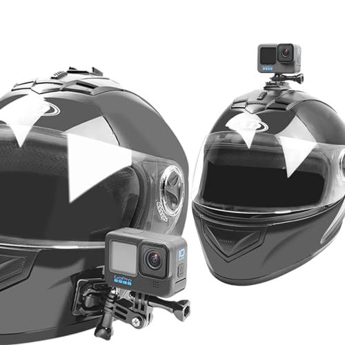 KIPYE Helmet Mount for GoPro Helmet Side Mount Top Mount Kit for Gopro Camera Hero 11/10/9/8/7/(2018)/6/5 Black,DJI Osmo Action 4/3/2,Insta360 ONE R,AKASO/Campark/YI and More