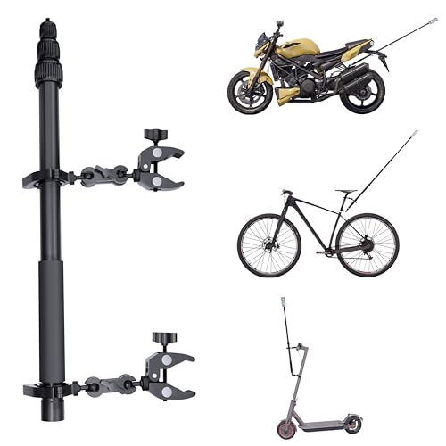 Motorcycle Camera Mount for Insta 360,Adjustable GoPro Bike Extension Pole Mount Compatible with Insta360, GoPro, and DJI Cameras - Designed for Bike and Motorcycle Riding Shots