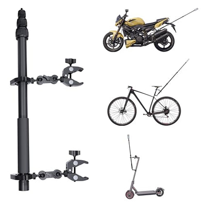 Motorcycle Camera Mount for Insta 360,Adjustable GoPro Bike Extension Pole Mount Compatible with Insta360, GoPro, and DJI Cameras - Designed for Bike and Motorcycle Riding Shots