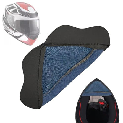 Universally Fit Motorcycle Helmets Chin Curtain with Windproof Mesh and Breathable Nose Guard for Enhanced Ventilation