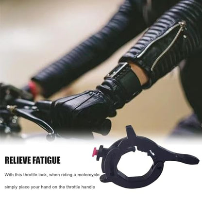 Generic Motorbike Throttle Levers - Motorcycle Throttle Lock, Cruise Control for Motorcycle Throttle, Handlebar Oil Control Throttle Booster, Motorcycle Throttle Cruise Control for Bikes, Black