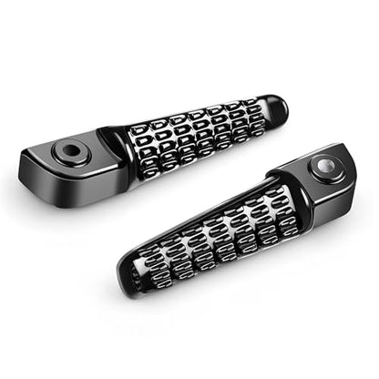 Rear Footrests Foot Pegs For KAWASAKI ZZR 1400 ZX14 ZX-14 2006-2013 07 09 11 12, Black - color: Black#Rear