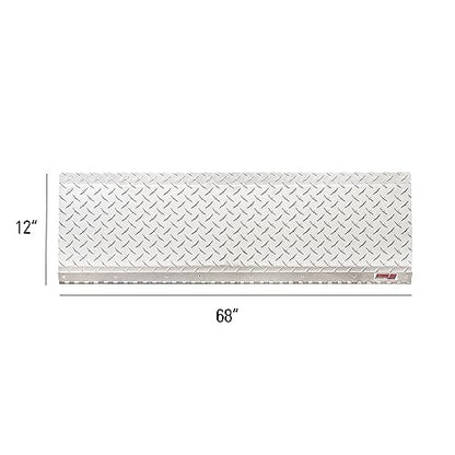 Extreme Max 3005.5272 Hinged Aluminum Trailer Door Slider Plate - 68", Silver - size: 68" x 12"