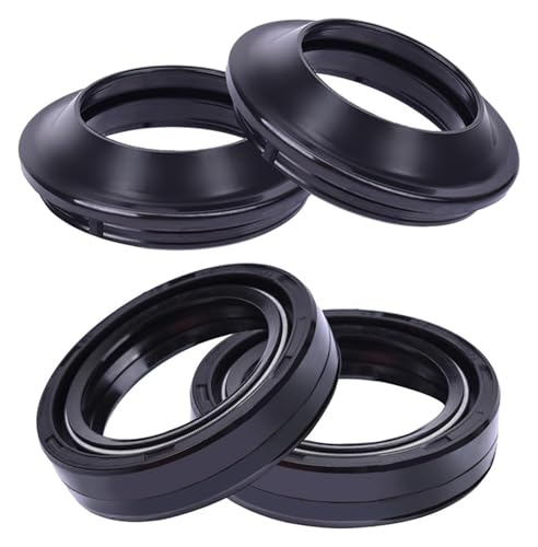 33x45x11 Motorcycle Absorber Front Fork Damper Oil Seal 33 45 Powder Seal Cover Shock Absorber(Oil Seal dust Seal) - size: Oil seal dust seal
