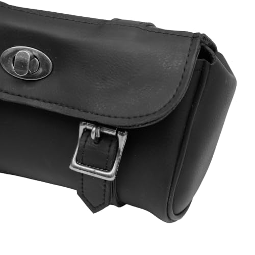 Daniel Smart Two Strap Tool Bag with Classic Design -Waterproof and Durable Premium Synthetic Leather with Stunning Twist and Pin Buckle Lock - style: Ds5602