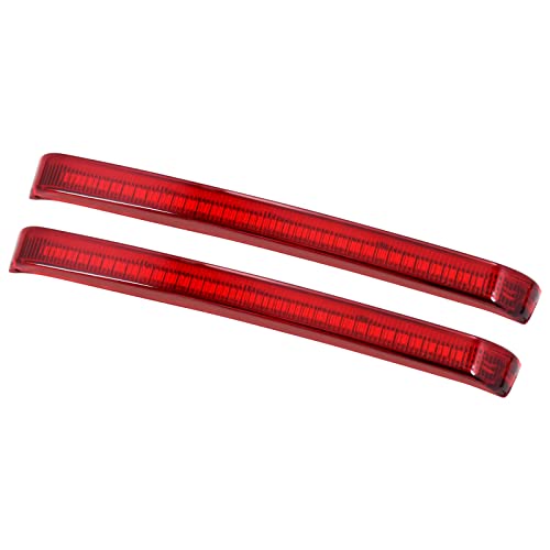 Motorcycle Saddlebag Tail Light Running Brake Sequential Turn Signal LED Lamp Fit for Harley Touring Street Gilde Road King Road Gilde Electra Glide Ultra Limited 2014-2023 (Red Lens) - color: Red Lens