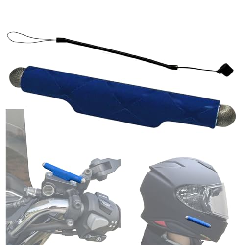 Motorcycle Stylus Pen, Magnetic Stylus for Phone, Glove-Friendly Design, Strong Magnet Hold, Helmet Mount Plate, Anti-Drop Strap, Protective Fuel Tank Film, 5 Colors - color: blue